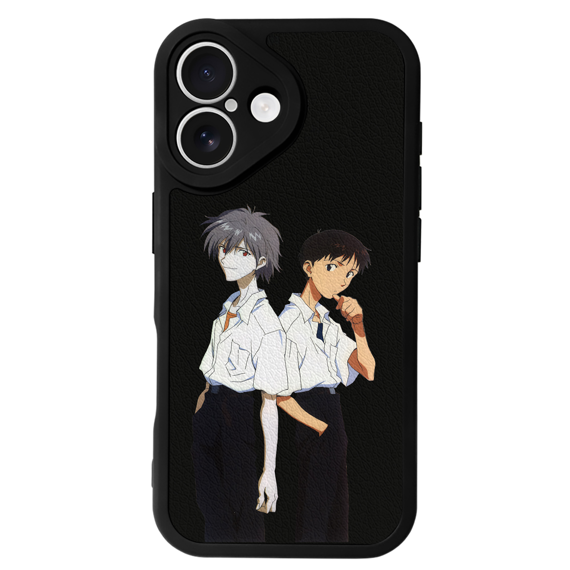 （画像用） EVA 新世紀エヴァンゲリオン 【iPhone 16シリーズ対応】シリコンスマホケース（レザー調） 材質：シリコン